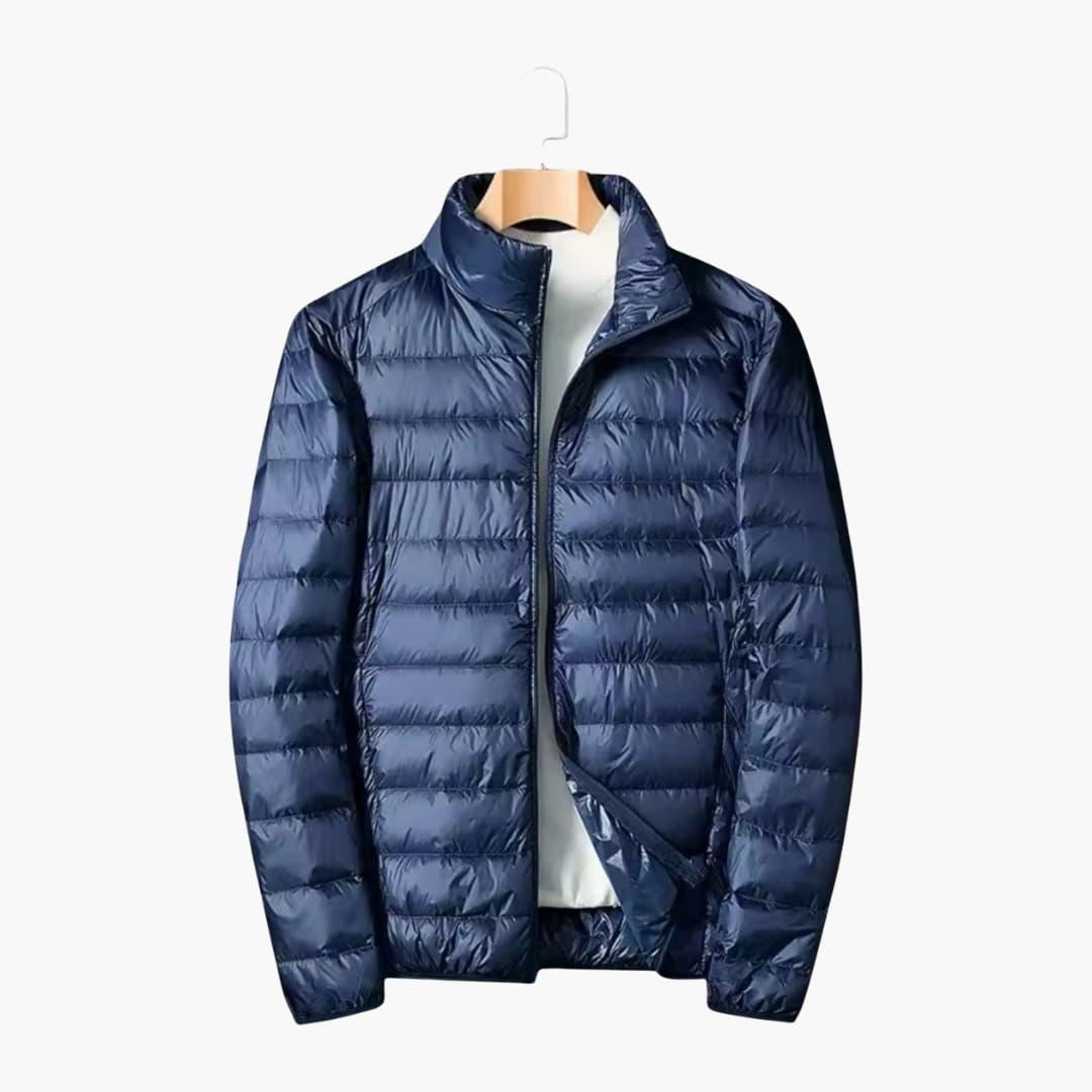 Orson - Quilted Jacket Straight Fit Stand-Up Collar