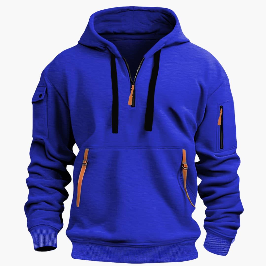 Monroe - Hoodie with Adjustable Hood and Zippered Pockets