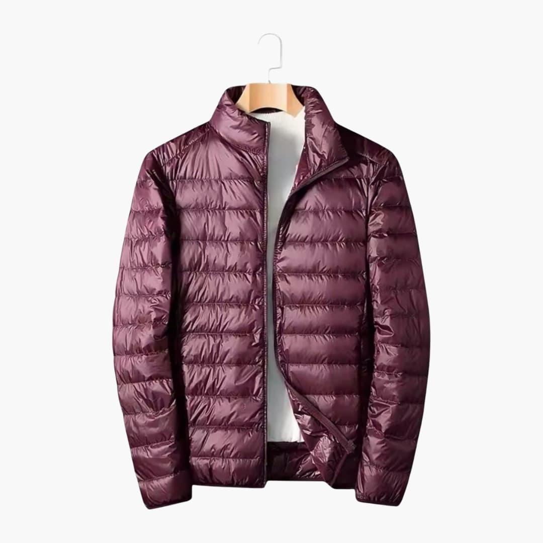 Orson - Quilted Jacket Straight Fit Stand-Up Collar