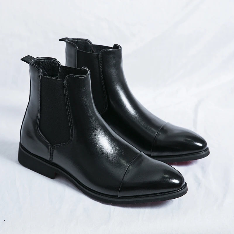 Harry - Classic Chelsea Boots with Elastic Panels