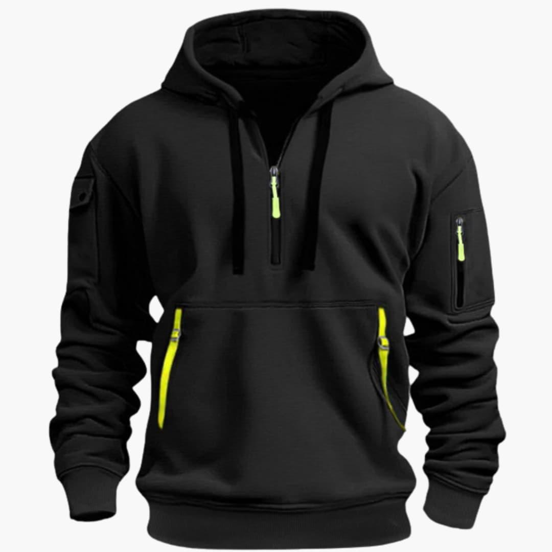 Monroe - Hoodie with Adjustable Hood and Zippered Pockets