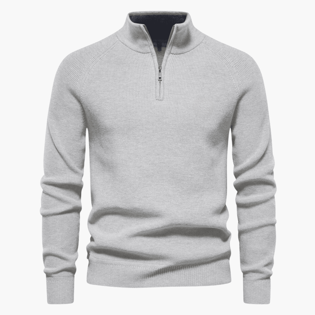 Ellis - Knitted Sweater Slim Fit Ribbed Edges