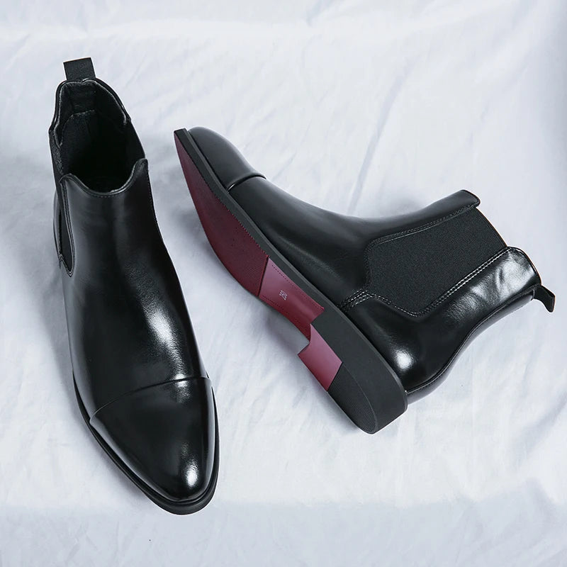 Harry - Classic Chelsea Boots with Elastic Panels