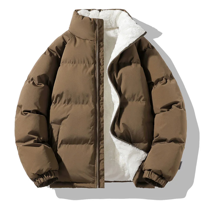 Emmett - Puffer Jacket Relaxed Fit High Collar