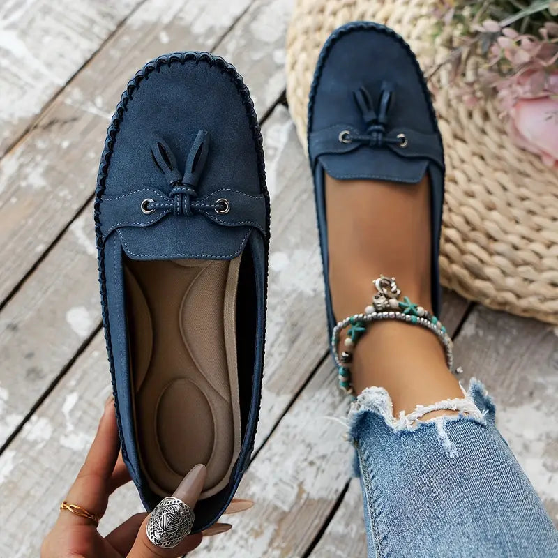 Maelis – Bow-Detail Slip-On Loafers