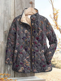 Matilda - Quilted Jacket Loose Fit Floral Print