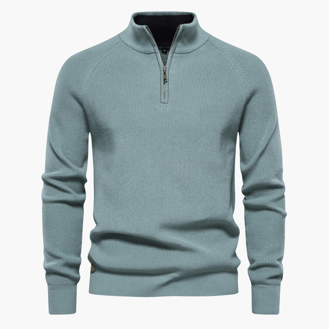 Ellis - Knitted Sweater Slim Fit Ribbed Edges