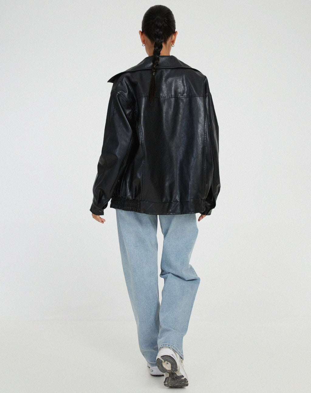 Cosima - Oversized Bomber Jacket Minimalist Style
