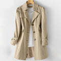 Hadley - Trench Coat Long Sleeve Straight Cut