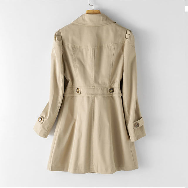Hadley - Trench Coat Long Sleeve Straight Cut