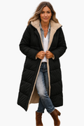 Sofie - Long Hooded Quilted Winter Coat