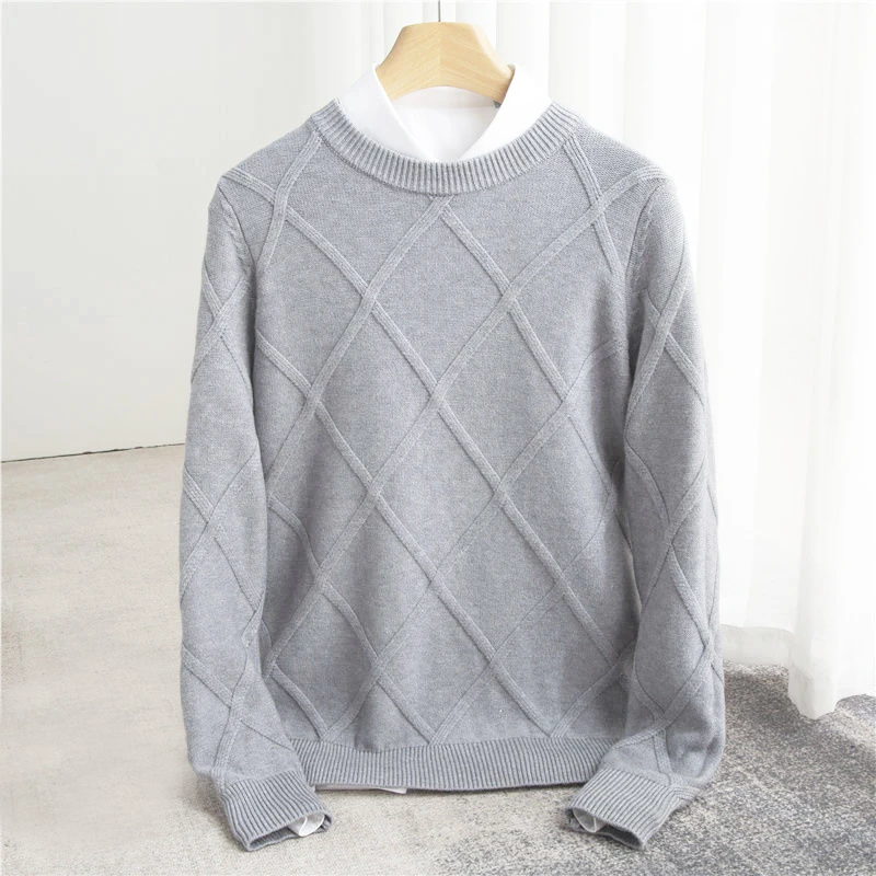 Talon - Argyle Knit Sweater Long Sleeve