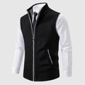 Xavi - Zip-Up Sweater Vest Sleeveless Design