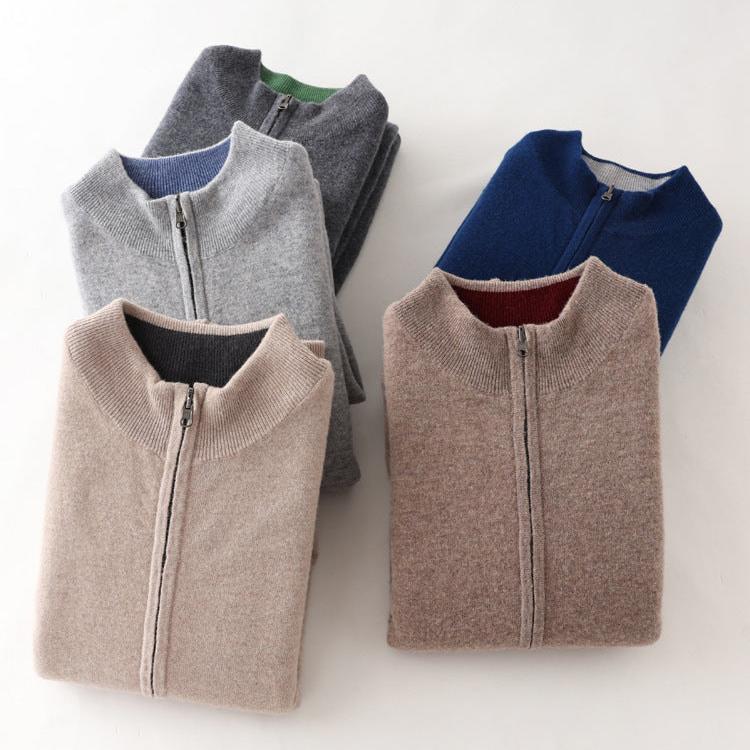 Jace - Zip Jacket Relaxed Fit Heathered