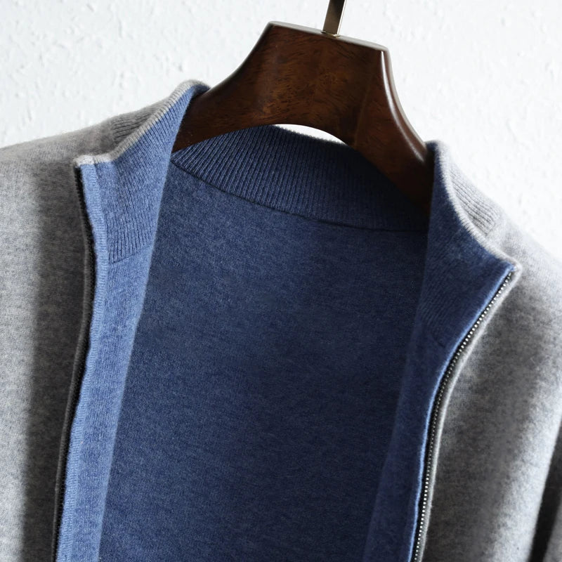 Jace - Zip Jacket Relaxed Fit Heathered