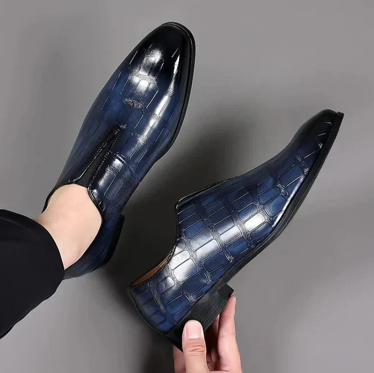 Lincoln - Classic Slip-On Loafers with Stitching