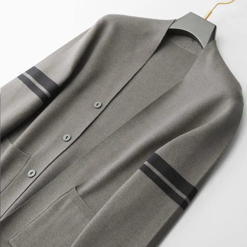 Josiah - Cardigan Knit Long Sleeve Button Front