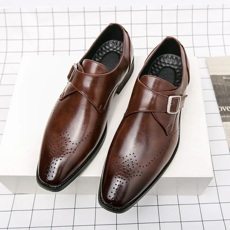 Anders - Classic Monk Strap Dress Shoes