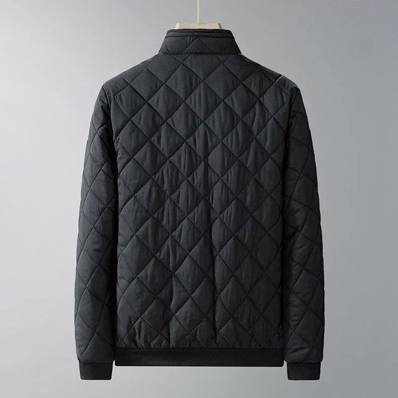 Victor - Quilted Jacket Regular Length Zippered Pockets