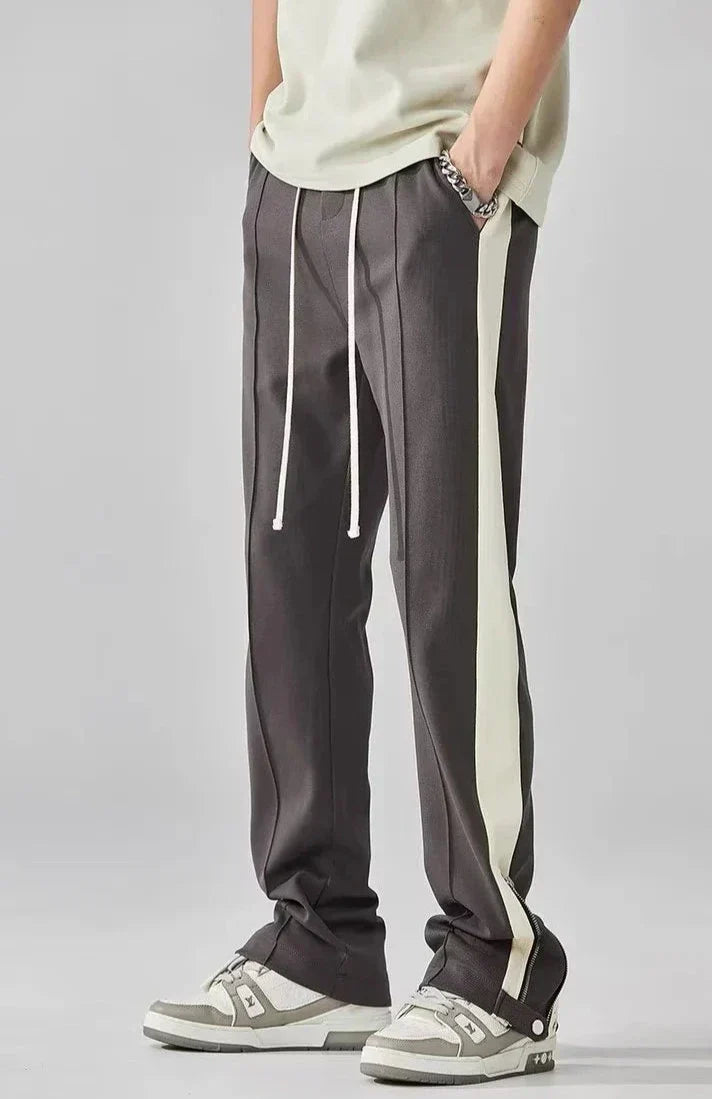 Maverick - Straight Fit Pants with Side Stripe