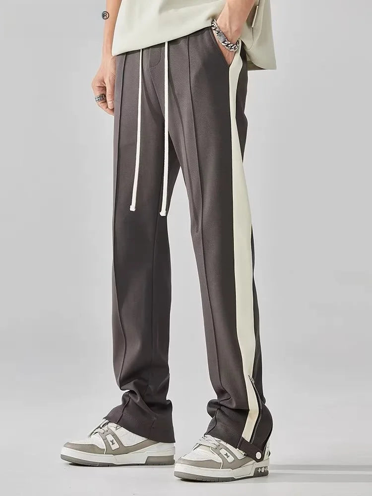 Maverick - Straight Fit Pants with Side Stripe