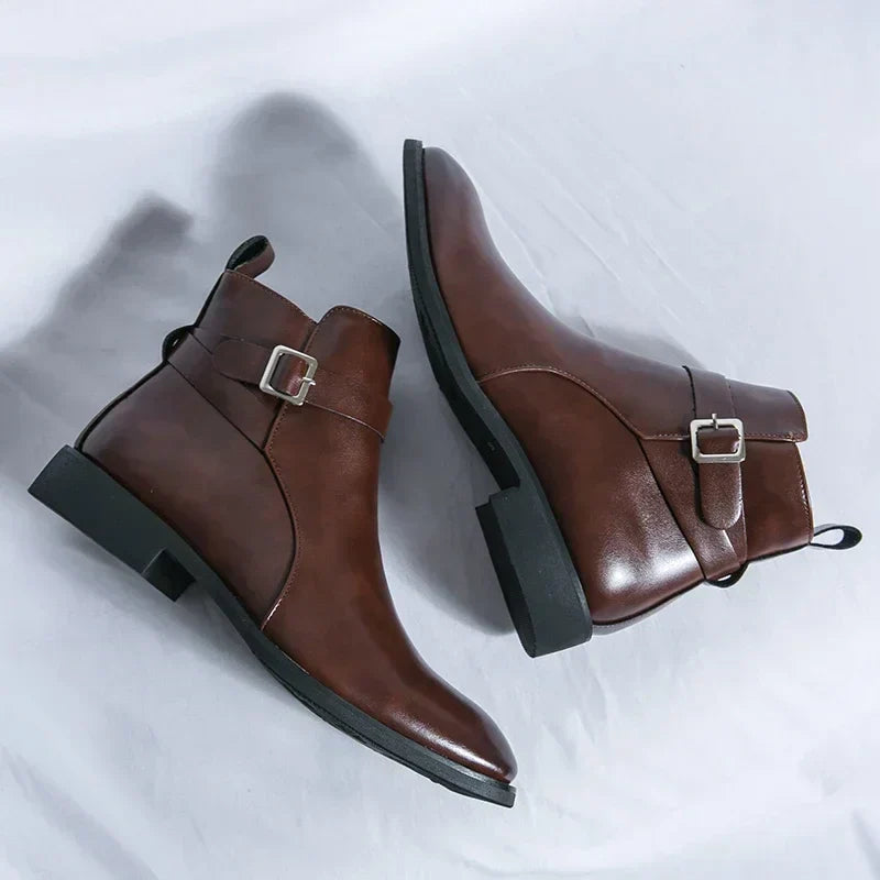 Jaxon - Classic Chelsea Boots with Side Zipper