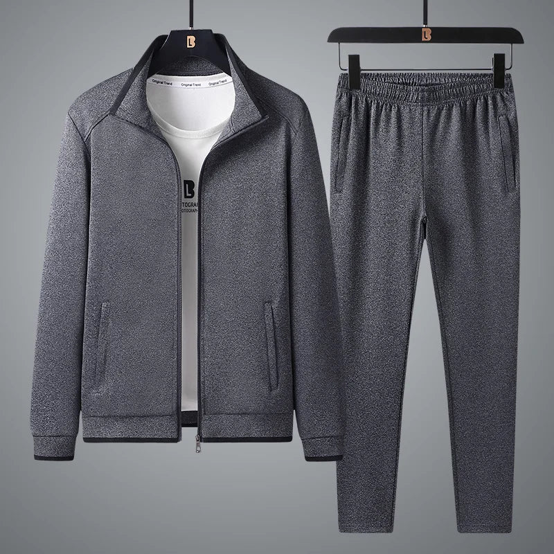 Beau - Tracksuit Fitted with Zippered Jacket and Pants