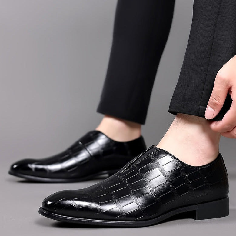 Lincoln - Classic Slip-On Loafers with Stitching