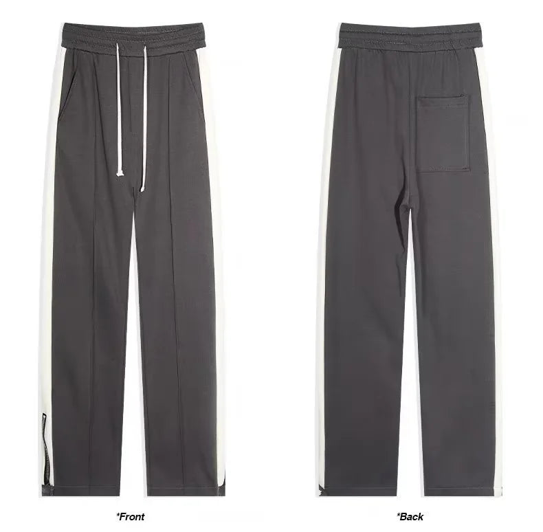 Maverick - Straight Fit Pants with Side Stripe