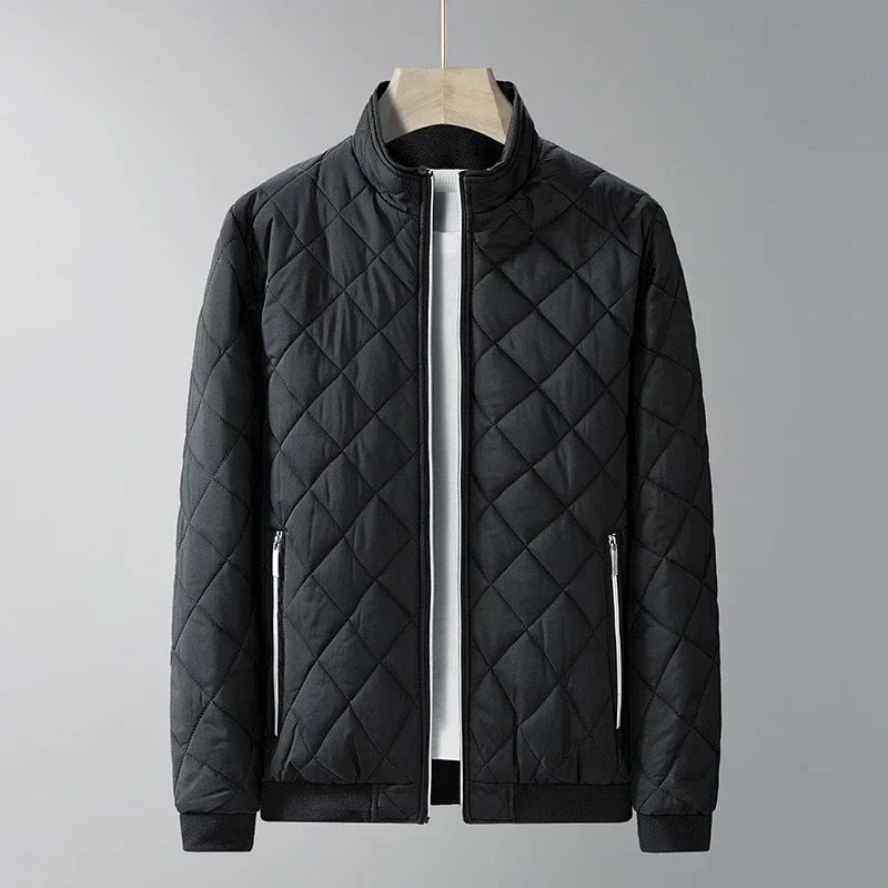 Victor - Quilted Jacket Regular Length Zippered Pockets