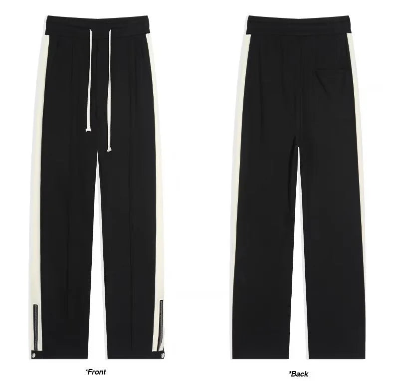 Maverick - Straight Fit Pants with Side Stripe