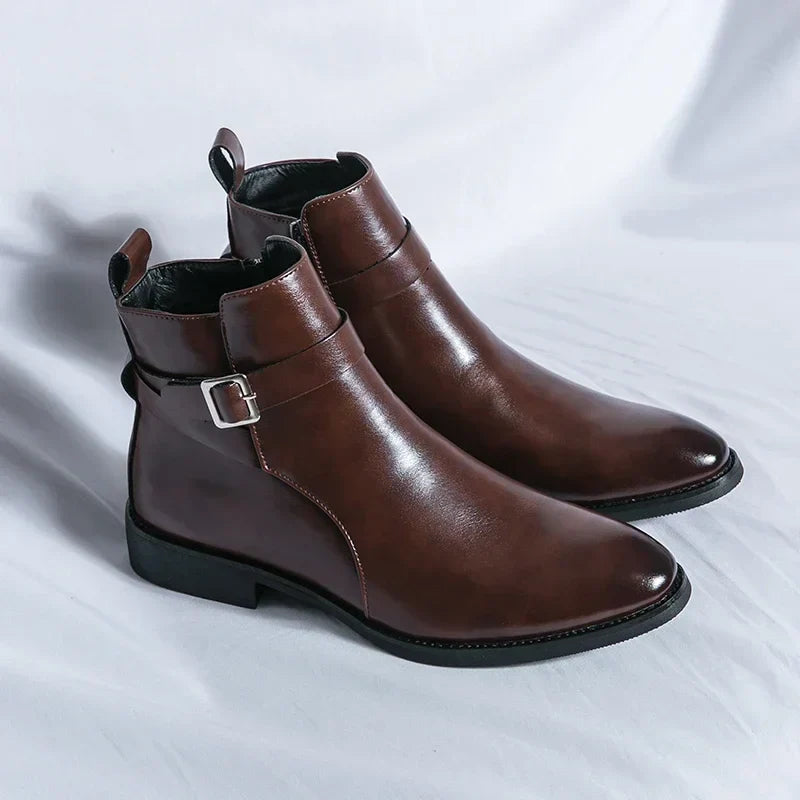 Jaxon - Classic Chelsea Boots with Side Zipper