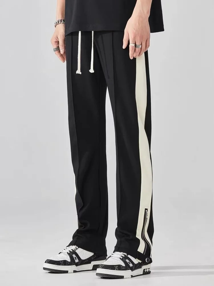 Maverick - Straight Fit Pants with Side Stripe