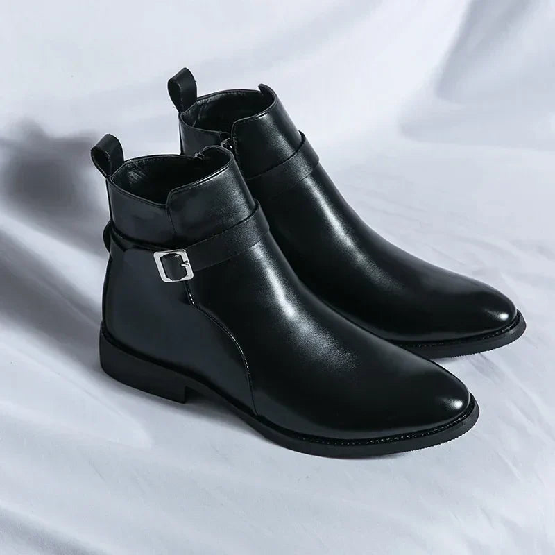 Jaxon - Classic Chelsea Boots with Side Zipper