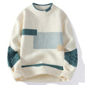 Connor - Patchwork Knitted Pullover Long Sleeve