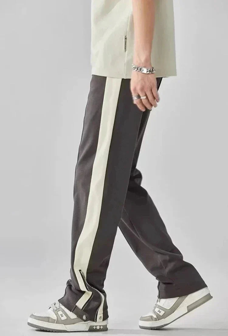 Maverick - Straight Fit Pants with Side Stripe