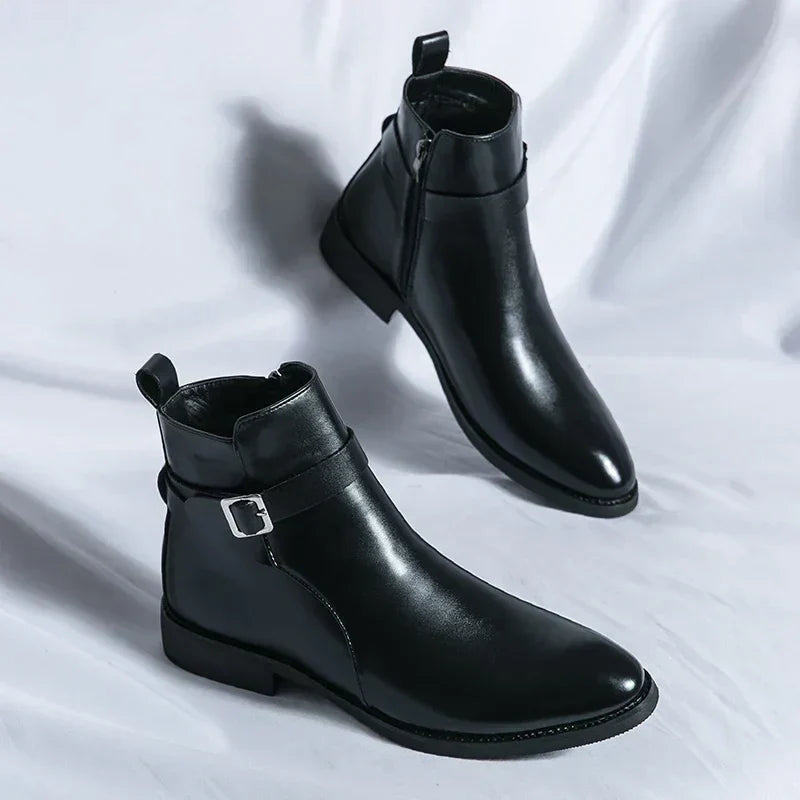 Jaxon - Classic Chelsea Boots with Side Zipper