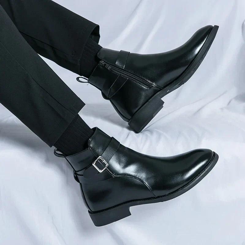 Jaxon - Classic Chelsea Boots with Side Zipper