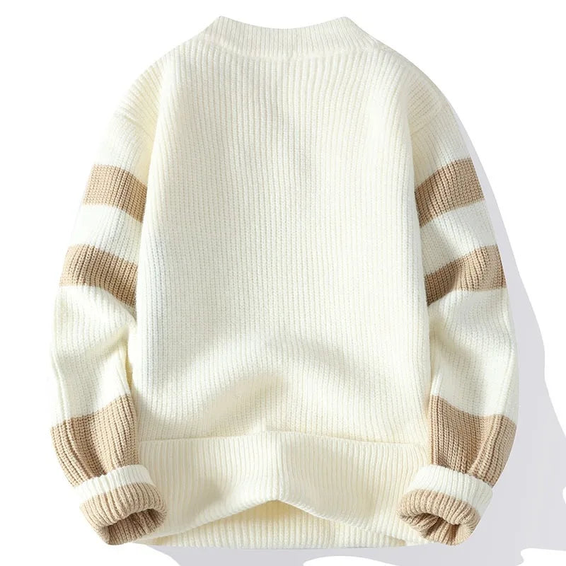 Nico - Knit Sweater High Neck Ribbed