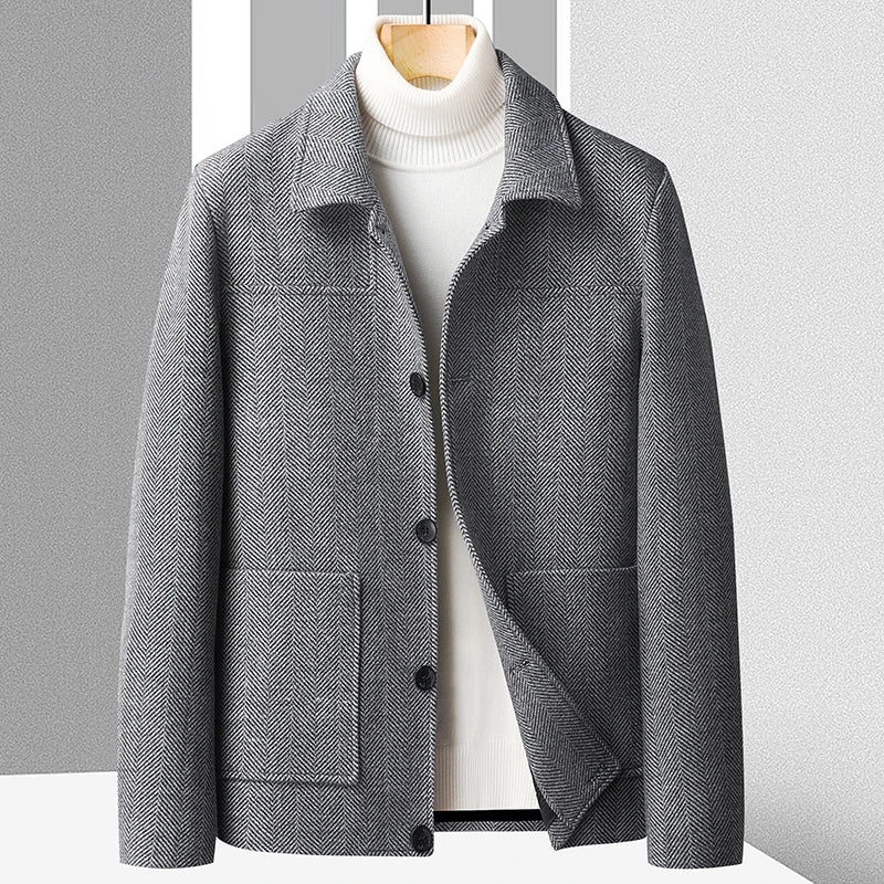 Landon - Herringbone Jacket Tailored Fit