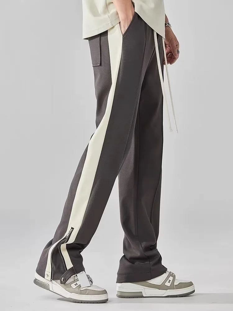 Maverick - Straight Fit Pants with Side Stripe