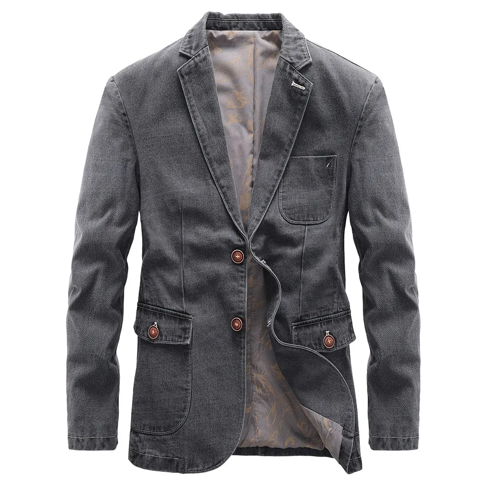Dominic - Urban Denim Jacket Straight Cut Classic