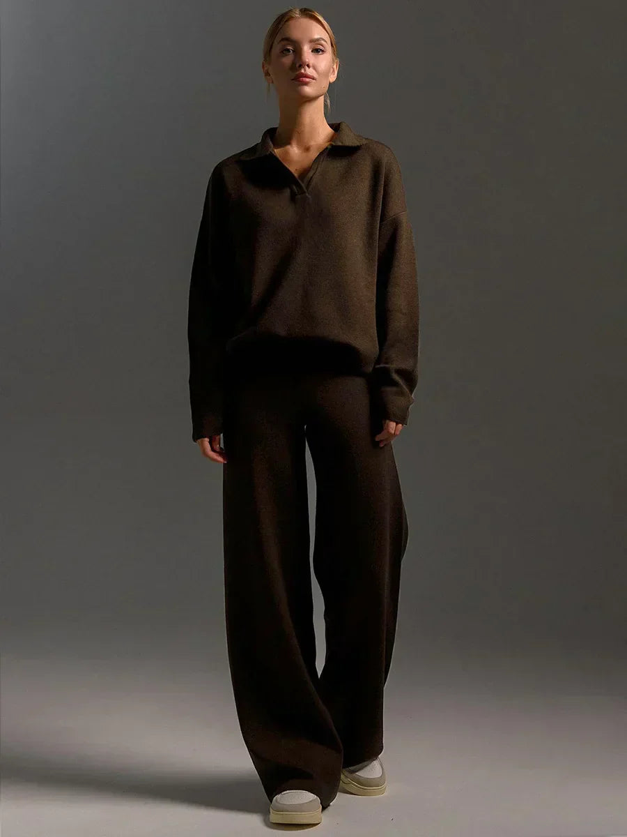 Willow - Lounge Set Loose Fit Pullover Pants