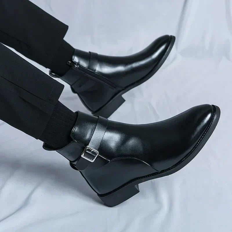 Jaxon - Classic Chelsea Boots with Side Zipper