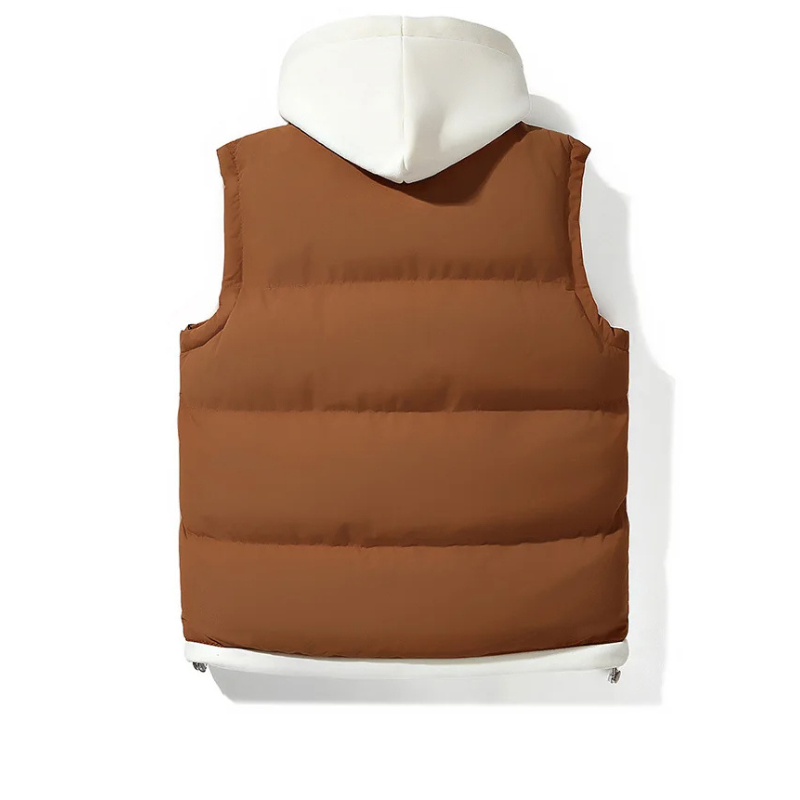 Noel - Soft Shell Hooded Puffer Gilet Sleeveless