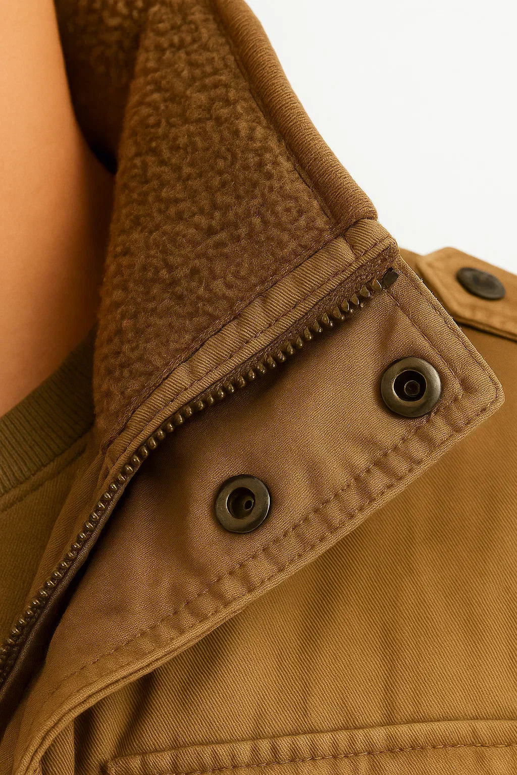 Aiden - Army Green Jacket with Hood