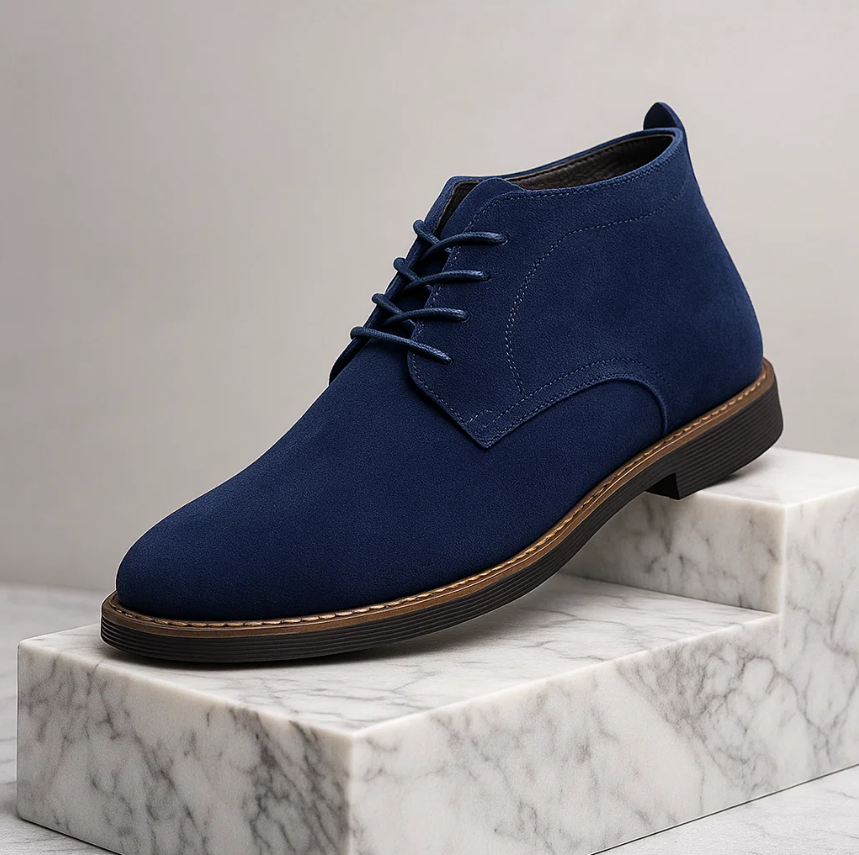 Anthony - Chukka Boots with Stitched Panels