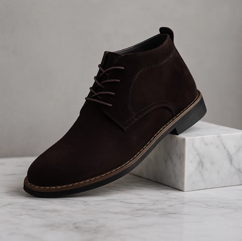 Anthony - Chukka Boots with Stitched Panels