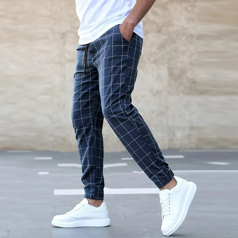 Rafael - Checkered Jogger Pants Tapered Fit