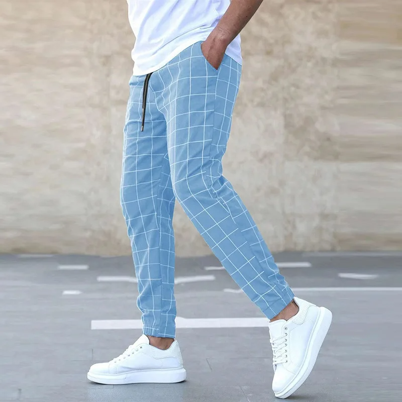 Rafael - Checkered Jogger Pants Tapered Fit